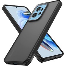 Uray Store Xiaomi Redmi Note 12 4g Kılıf Elegant Kapak - Siyah