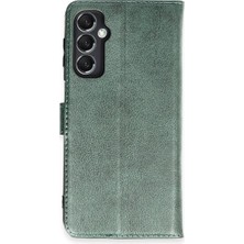 Uray Store Samsung Galaxy M34 5g Kılıf Trend S Plus Kapaklı Kılıf - Yeşil