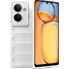Uray Store Xiaomi Redmi 13C Kılıf Optimum Silikon - Krem