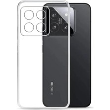 Uray Store Xiaomi Mi 14T Pro Kılıf Lüx Şeffaf Silikon