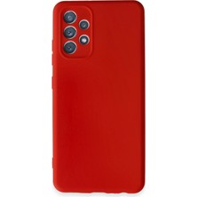 Uray Store Samsung Galaxy A32 Kılıf First Silikon - Kırmızı