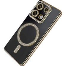 Uray Store Xiaomi Redmi 13C Joke Simli Magneticsafe Kılıf - Gold