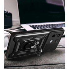 Uray Store Xiaomi Redmi Note 13 Pro 4g Pars Lens Yüzüklü Silikon - Siyah