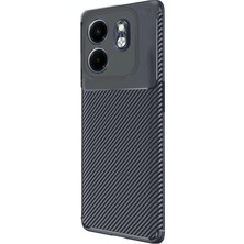 Uray Store Infinix Hot 50I 4g Auto Focus Karbon Kapak - Lacivert