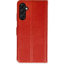 Uray Store Samsung Galaxy A05S Kılıf Trend S Plus Kapaklı Kılıf - Kırmızı