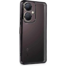 Uray Store Vivo Y27 Kılıf Razer Lensli Silikon - Siyah