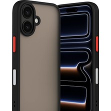 Uray Store Apple iPhone 17 Kılıf Montreal Silikon Kapak - Siyah