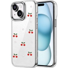 Uray Store Apple iPhone 15 Fiyonk Desenli Kapak - Desen 9
