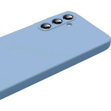 Uray Store Samsung Galaxy A17 5g Nano Içi Kadife Silikon - Mavi