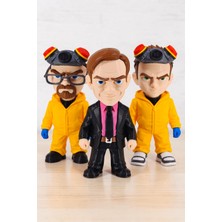 Hunga Breaking Bad Üçlü Figür Seti Jesse Pinkman - Walter White - Saul Goodman