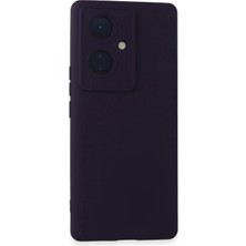Uray Store Vivo V29 Lite Kılıf Nano Içi Kadife Silikon - Mor