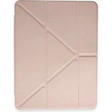 Uray Store Xiaomi Pad 6 Kılıf Kalemlikli Mars Tablet Kılıfı - Rose Gold