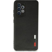 Uray Store Samsung Galaxy A72 Kılıf Loop Deri Silikon - Siyah
