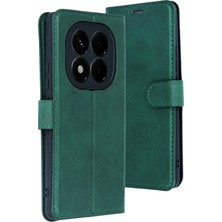 Uray Store Xiaomi Redmi Note 15 4g Trend S Plus Kapaklı Kılıf - Yeşil