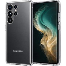 Uray Store Samsung Galaxy S26 Ultra Lüx Şeffaf Silikon - Şeffaf