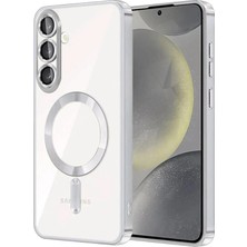 Uray Store Samsung Galaxy A37 5g Kross Magneticsafe Kapak - Gümüş