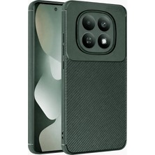 Uray Store Xiaomi Redmi Note 15 Pro 4g Auto Focus Karbon Kapak - Koyu Yeşil
