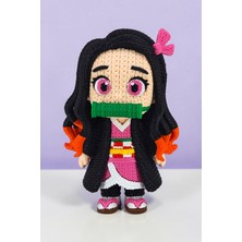 Hunga Demon Slayer - Nezuko Kamado Örgü Görünümlü Figür