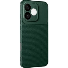 Negok Newface Huawei Honor 600 Lite Auto Focus Karbon Kapak - Koyu Yeşil