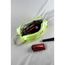 Zeypack Simli Neon Turuncu Çanta - Makyaj ve Seyahat Çantası, Airwrap ve Airstrait Uyumlu