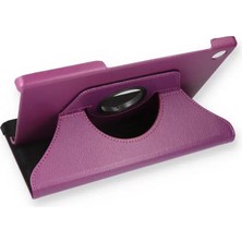 Zemira Home Newface Lenovo M10 Hd X306F Kılıf 360 Tablet Deri Kılıf - Mürdüm