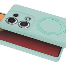 Uray Store Xiaomi Redmi Note 13 Pro 4g Regal Magsafe Standlı Kapak - Su Yeşili