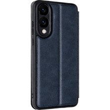Uray Store Samsung Galaxy S25 Edge Flip Cover - Lacivert