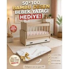 50 x 100 Yatak Hediyeli Anne Yanı Bebek Beşiği