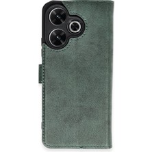Ata Store Redmi 13 4g Kılıf Trend S Plus Kapaklı Kılıf - Yeşil