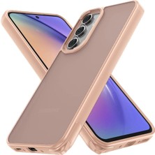 Uray Store Samsung Galaxy A54 5g Kılıf Elegant Kapak - Pudra