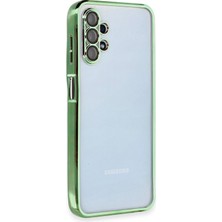 Uray Store Samsung Galaxy A13 4g Kılıf Razer Lensli Silikon - Yeşil