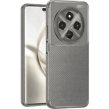 Uray Store Tecno Spark 30C Kılıf Auto Focus Karbon Kapak - Gri