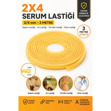 Hobialem 2x4 Serum Lastiği 3 Metre Sapan Lastiği Av Lastiği Turnike Dren Lastiği 2/4 mm