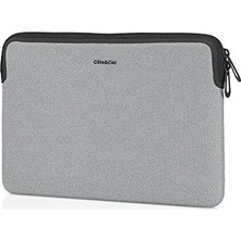 Mabelme Store Cote&ciel Mackbook 11 Taşıma Kılıfı Tekstil Grey Melange