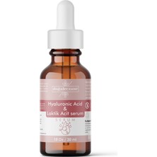 Doğal Eczane Laktik Asit Hyaluronik Asit Serum 30 ml Tüm Ciltler İçin Rahatlatıcı ve Canlandırıcı Etki