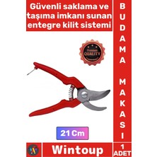 Wintoup #budamamakası Dövülmüş Çelik Bypass Hassas Kesim Profesyonel Tarım Bahçe Bağ Budama Dal Makası