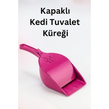 Yenilig Kapaklı Kedi Tuvalet Küreği – Pratik ve Hijyenik Kum Temizleme Aracı