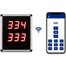 Sanec Android Uygulamalı Iki Satır Fastfood Sıramatik (Numaratör) Sistemi
