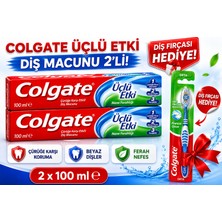 Colgate Diş Macunu Diş Fırçası Hediyeli 100MLX2 Adet