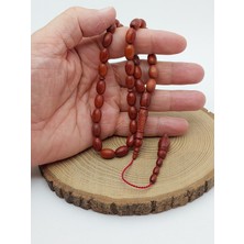 Yaşam Tohumu Kan Ağacı 33'lük Kapsül Kesim Tesbih 8*12MM (62402)