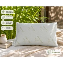 Visco Yastık 50*70 cm Boyun Rahatlatıcı Yastık Bambu Therapy Giderici Visco