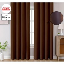 Pyramid Home Saten Blackout Karartma Perde Kornişli Ekstrafor Büzgülü Fon Perde Pilesiz Tek Kanat
