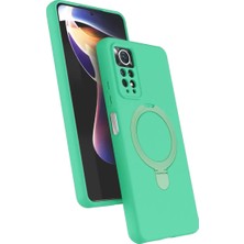 Tbl Dekor Newface Xiaomi Redmi Note 12 Pro 4g Regal Magsafe Standlı Kapak - Yeşil