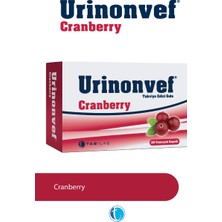 Urinonvef Cranberry 30 Yumuşak Kapsül, Takviye Edici Gıda Türkiye Menşeli