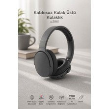 Başkenttekno Bluetooth Kulaklık Kulak Üstü Kablosuz Kulaklık P2961