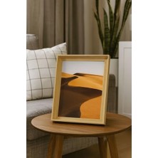Premium Serisi 21 * 29 cm Ahşap Resim Çerçevesi (A4 Boyutunda) Kahverengi