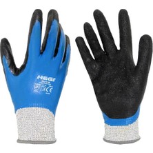 Hegi K100 D Kesilmez Çift Nitril Kaplı Eldiven No:9 - 2 Çift