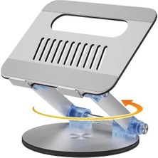 Taşınabilir Katlanabilir Folding Alüminyum Dizüstü Bilgisayar Notebook Stand Alüminyum Ayarlanabilir Açı ve Katlanabilir Portatif Rahat Kullanım 11 Inç 17 Inç Laptop Stant | S4