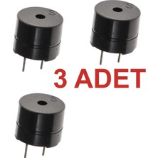 Rodevino 3 Adet 5V Pasif Buzzer Arduino Pwm Sesli Uyarı Elektronik Proje Buzzerı