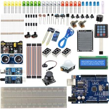 Rodevino 114 Parça Arduino Uno Gelişmiş Başlangıç Seti Bol Sensörlü Kutulu